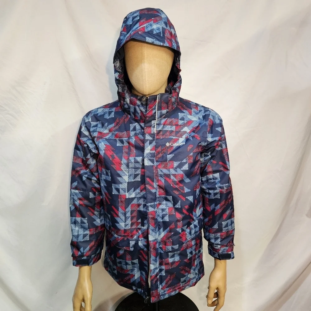 Columbia interchange winter jacket Kids Size L Omni-Tech Waterproof Breathable